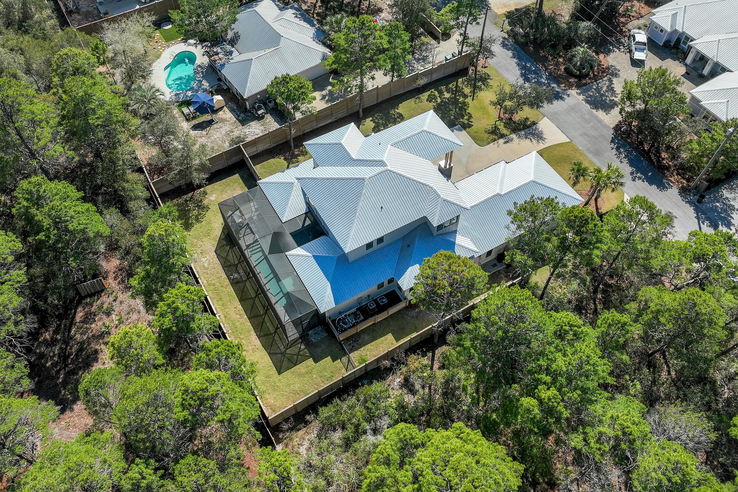 88 Beth Lane Santa Rosa Beach, FL 32459 - Photo 77 of 79 an aerial view of house with yard
