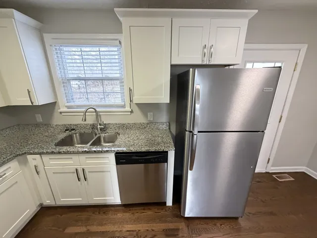 a view of a yard with porch