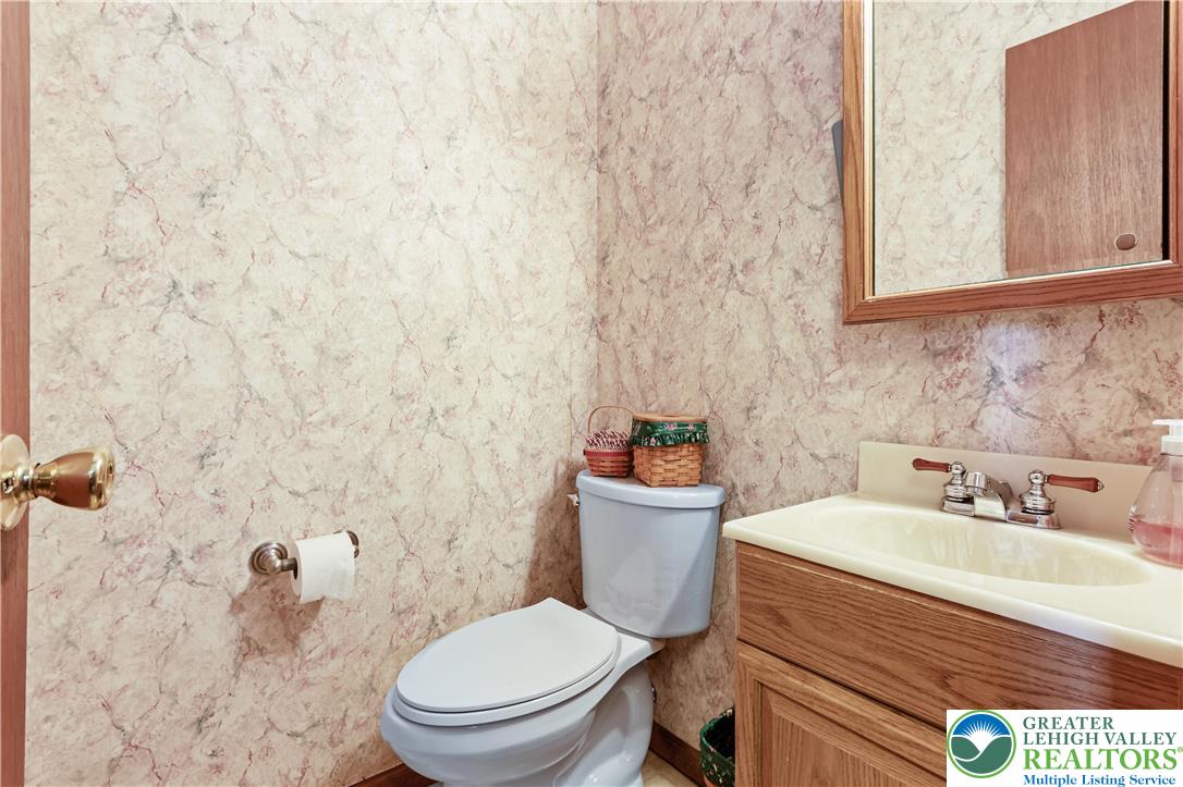 228 Cherry Hill Road Nazareth, PA 18064 - Photo 22 of 51 a bathroom with a toilet a sink and a shower