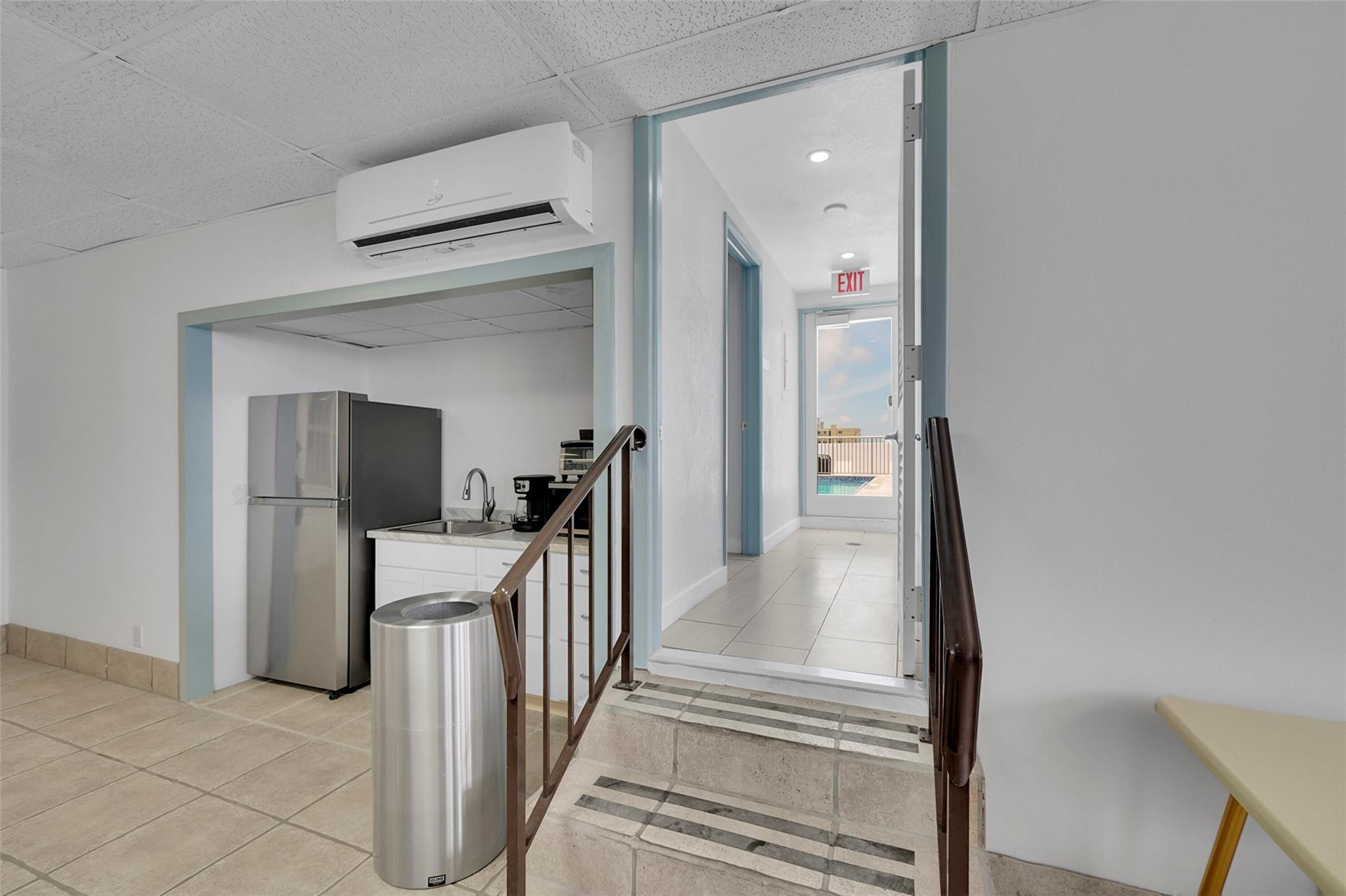 400 North Surf Road, Unit 503 Hollywood, FL 33019 - Photo 35 of 35 a view of a hallway with a livingroom and entryway