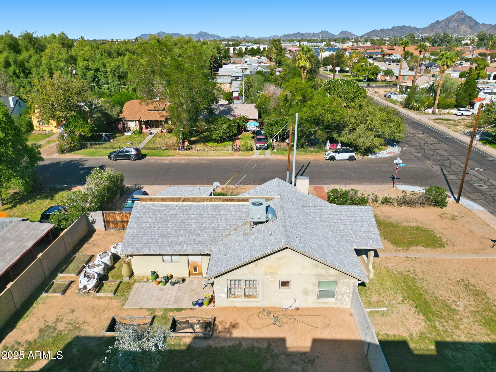 3620 North 12th Street Phoenix, AZ 85014 - Photo 7 of 9 an aerial view of residential houses with outdoor space and street view