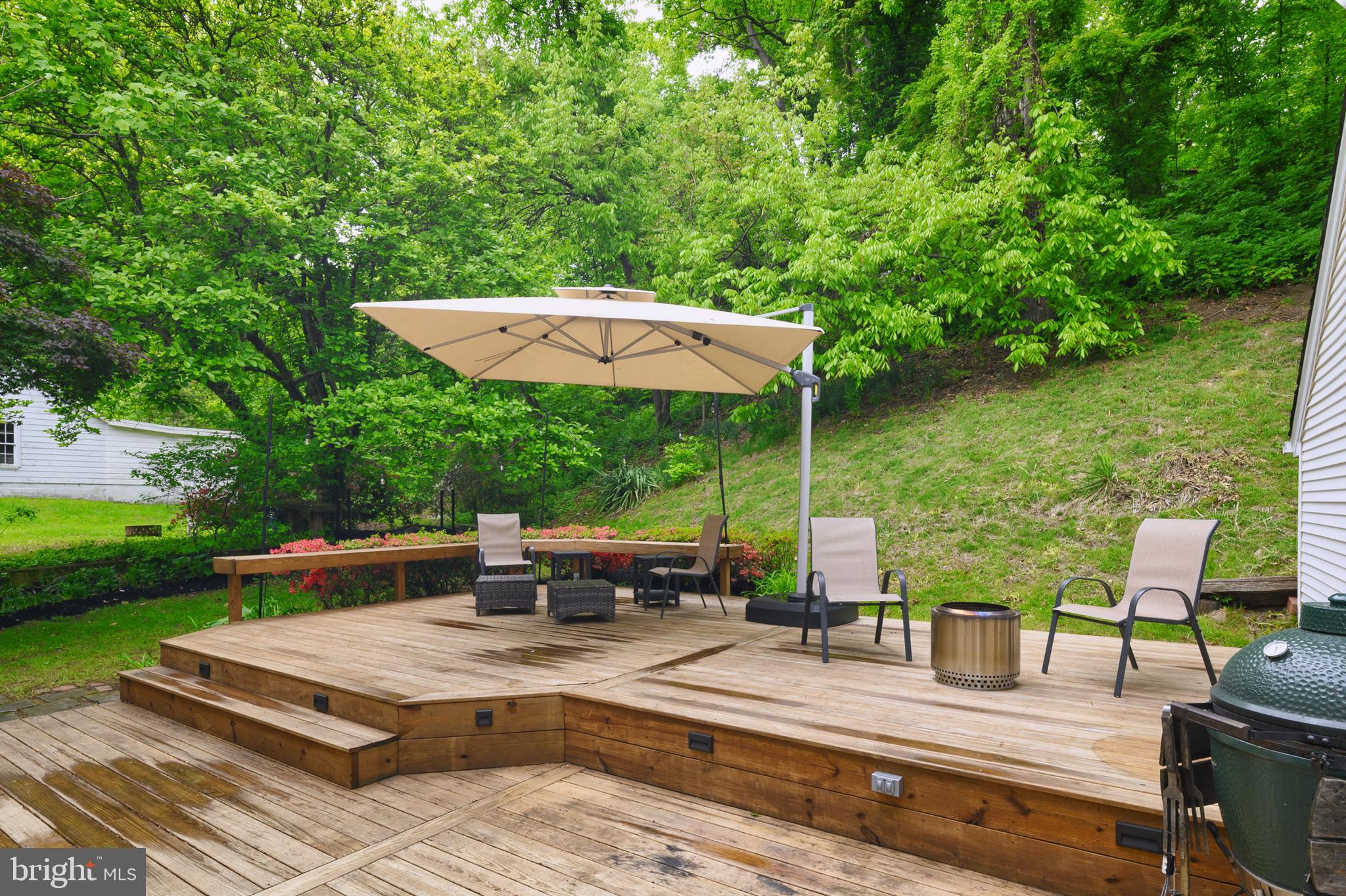 5952 Old Washington Road Elkridge, MD 21075 - Photo 39 of 43 an outdoor sitting area with furniture and garden