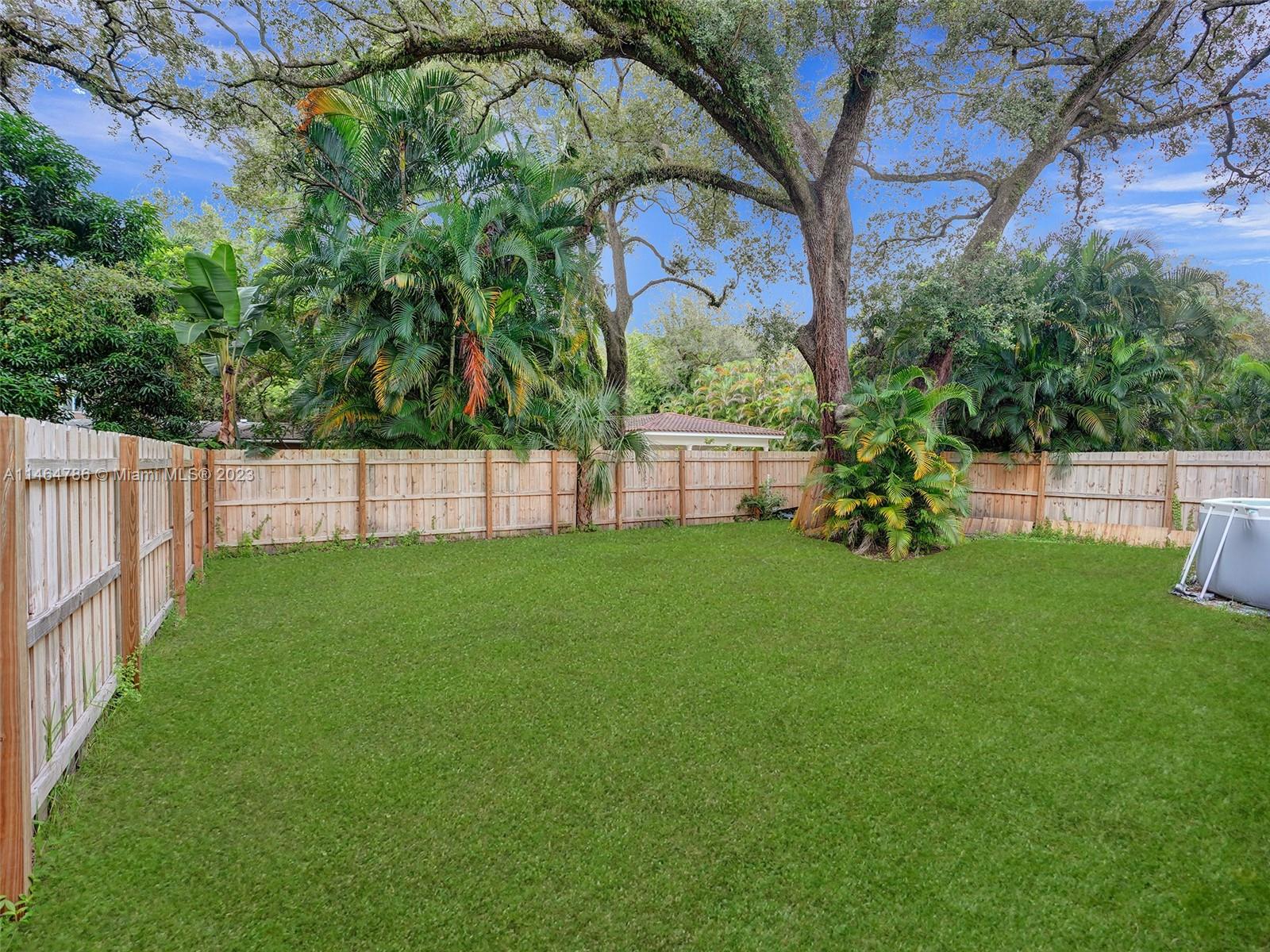 1543 Southwest 32nd Street Fort Lauderdale, FL 33315 - Photo 29 of 33 a view of yard with grass and a palm tree