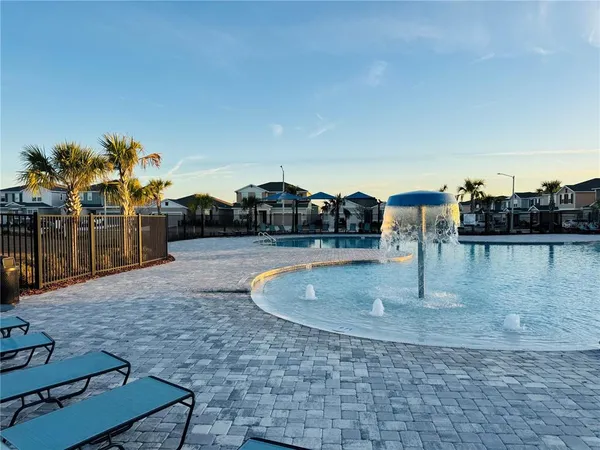 a view of outdoor space deck and kitchen