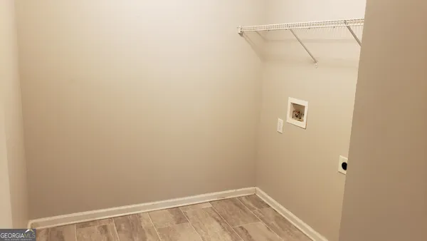 a view of a hallway with a elevator