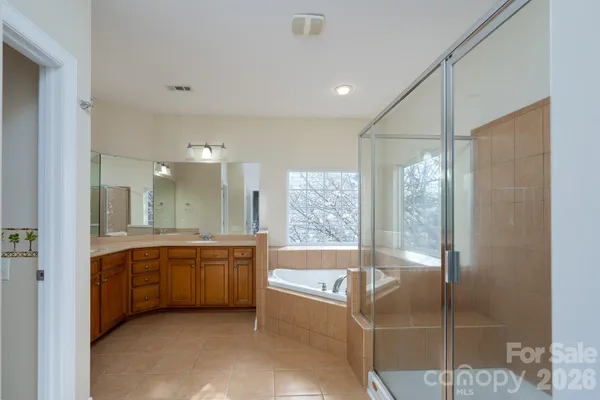 a view of an entryway with a kitchen