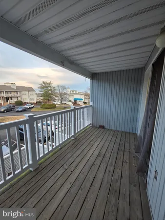a view of wooden deck