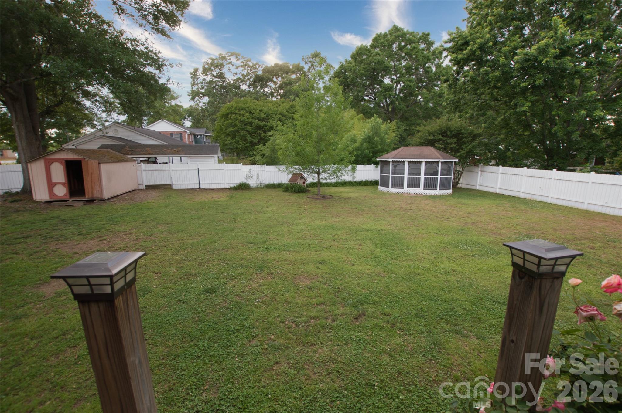 204 Clinton Avenue Clover, SC 29710 - Photo 20 of 26 a view of a house with a backyard