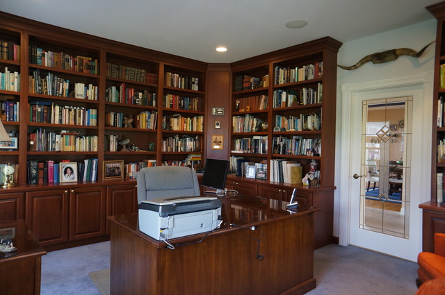 43W145 Campton Hills Road Elburn, IL 60119 - Photo 12 of 23 a work room with furniture and a book shelf