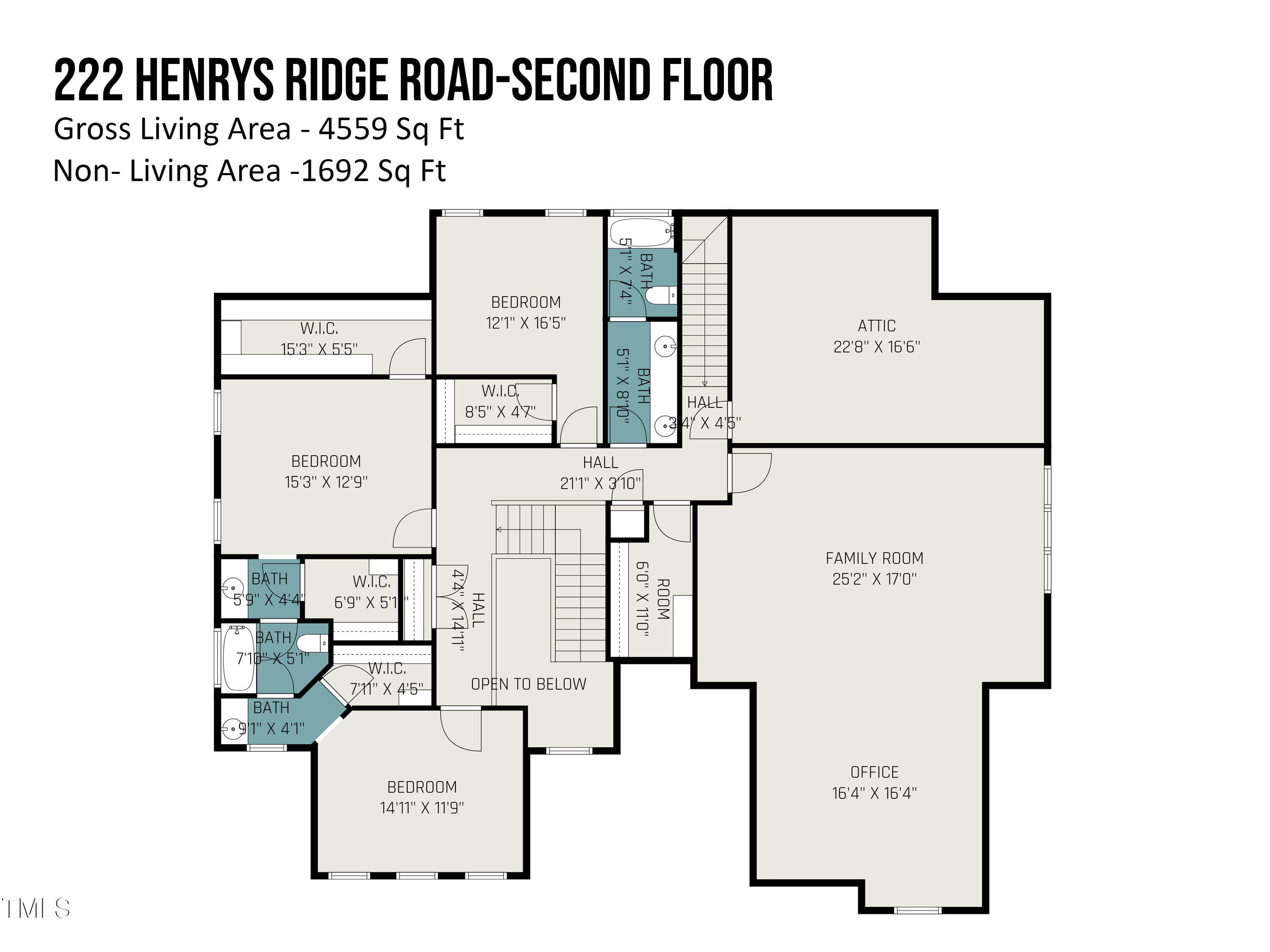 222 Henrys Ridge Road Pittsboro, NC 27312 - Photo 29 of 54 2nd_floor_0
