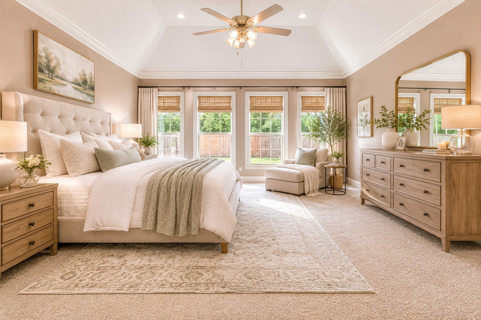 2515 Woodsboro Drive Spring, TX 77388 - Photo 18 of 44 virtually staged primary bedroom