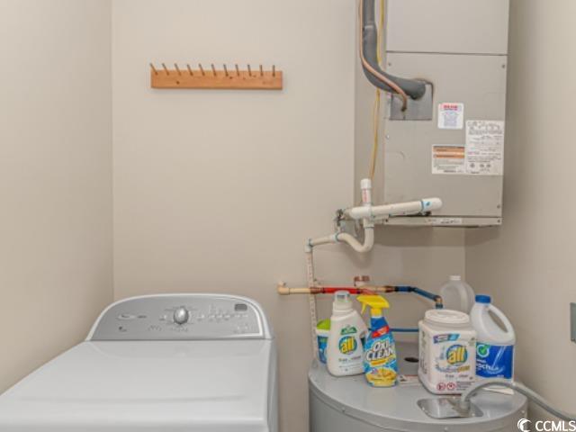 5804 Longwood Drive, Unit 203 Murrells Inlet, SC 29576 - Photo 6 of 31 Laundry room featuring washer / clothes dryer