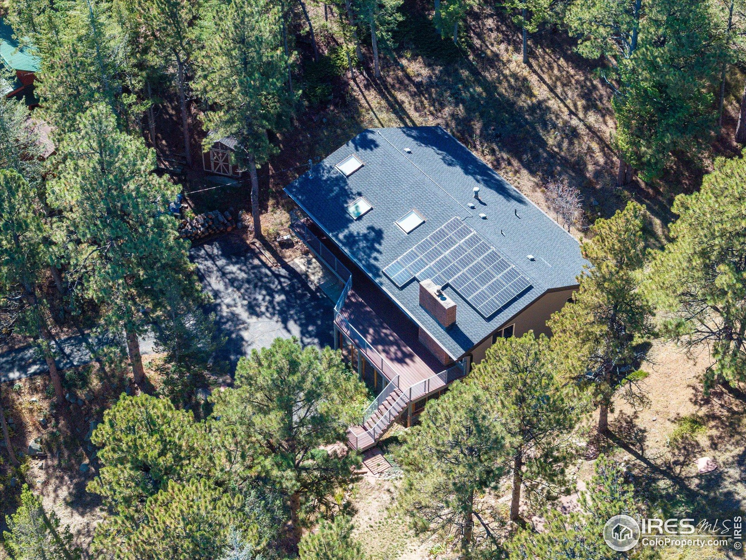 74 Sky Trail Road Boulder, CO 80302 - Photo 31 of 34 an aerial view of a house