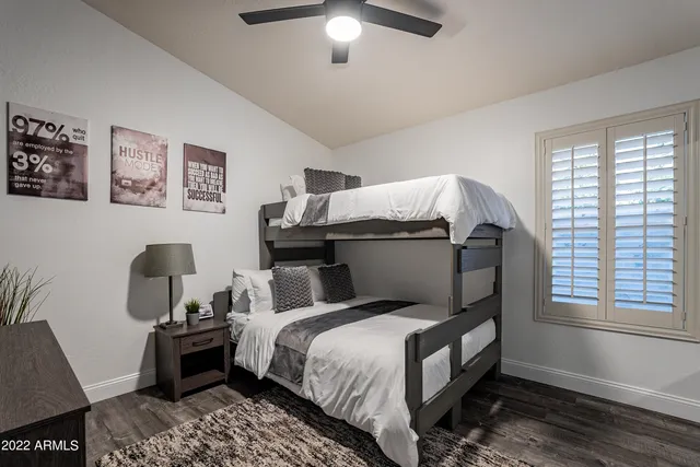 a garden view with a fountain