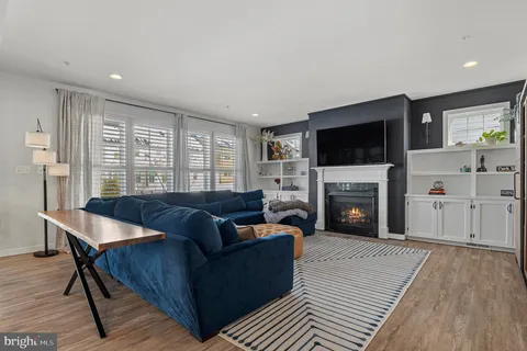 a room with gym equipment and a large window