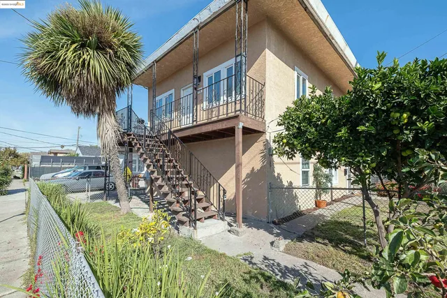 a view of a house with a patio