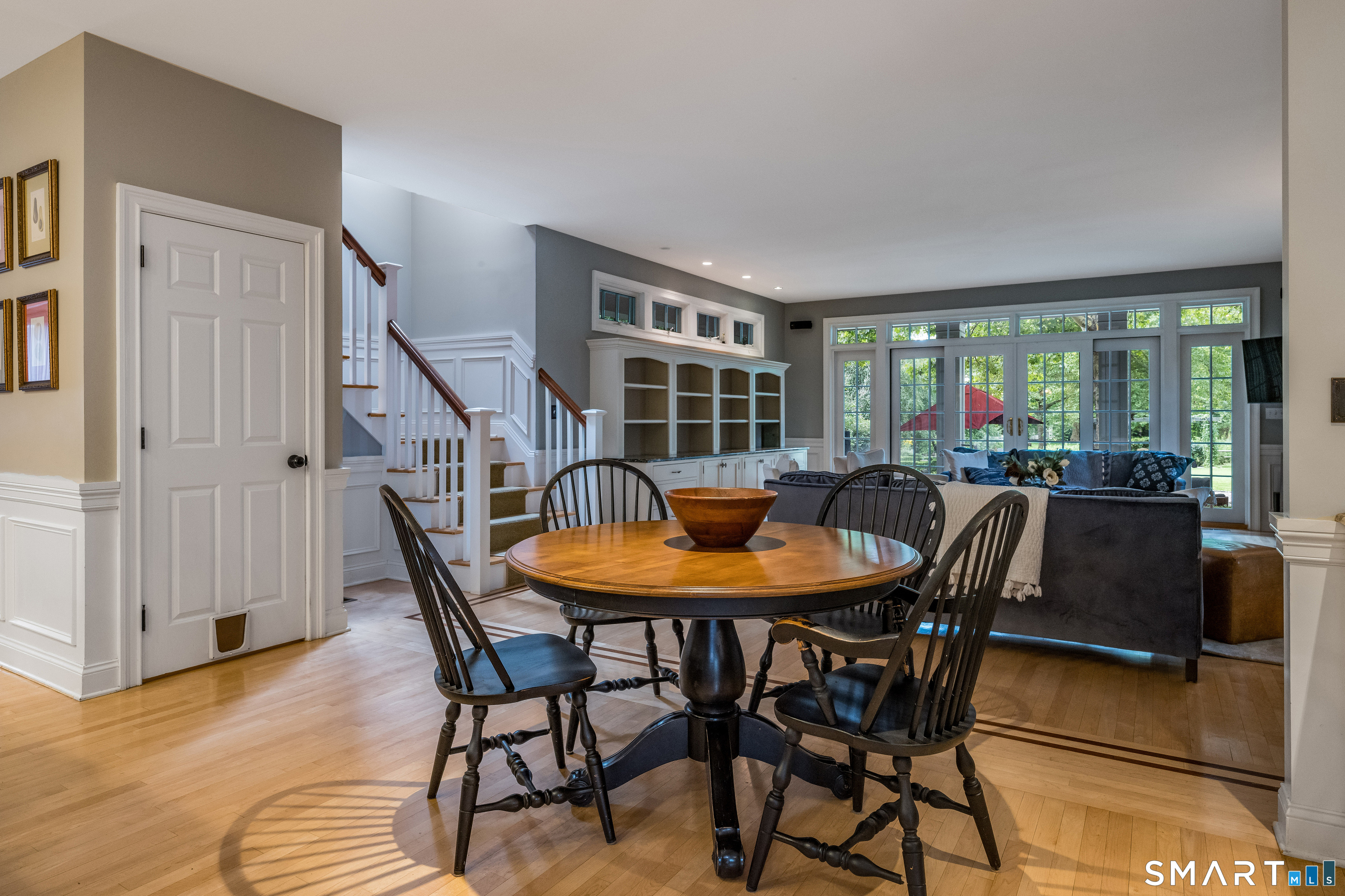 63 Broad Street Guilford, CT 06437 - Photo 7 of 40 a view of a dining room with furniture window and outside view