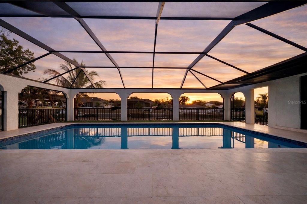 105 Sinclair Street Southeast Port Charlotte, FL 33952 - Photo 53 of 69 a view of swimming pool with a yard