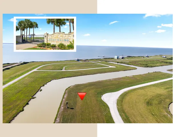 a view of swimming pool with an ocean view