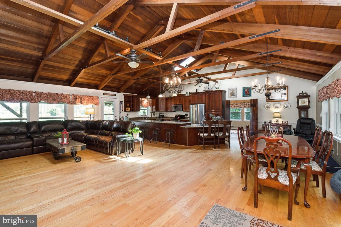 844 Dr Jack Road Conowingo, MD 21918 - Photo 7 of 46 Open concept kitchen, dining & family room.