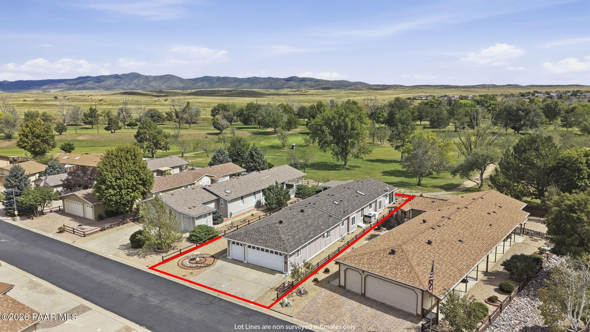 12255 East Obsidian Loop Road Dewey, AZ 86327 - Photo 2 of 51 2-Aerial Front Lot Line