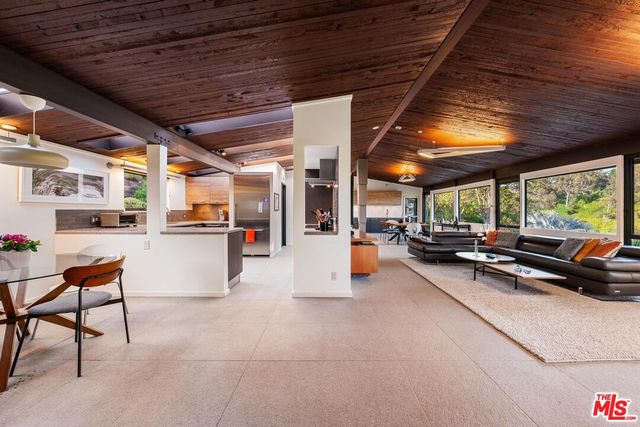 a view of a gym with equipment