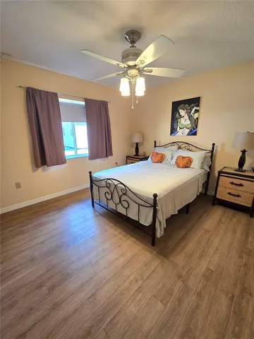 a room with gym equipment and a window