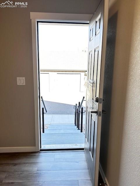 5153 Palomino Ranch Point Colorado Springs, CO 80922 - Photo 7 of 16 Back entrance from detached garage.