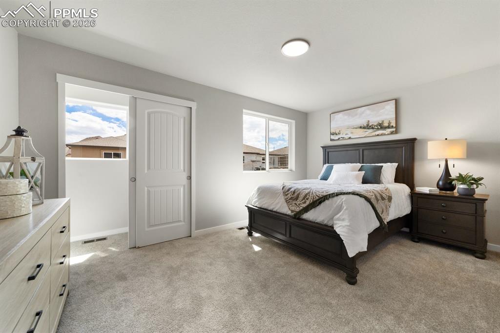 5153 Palomino Ranch Point Colorado Springs, CO 80922 - Photo 9 of 16 Upper Level Bedroom 1 of 2