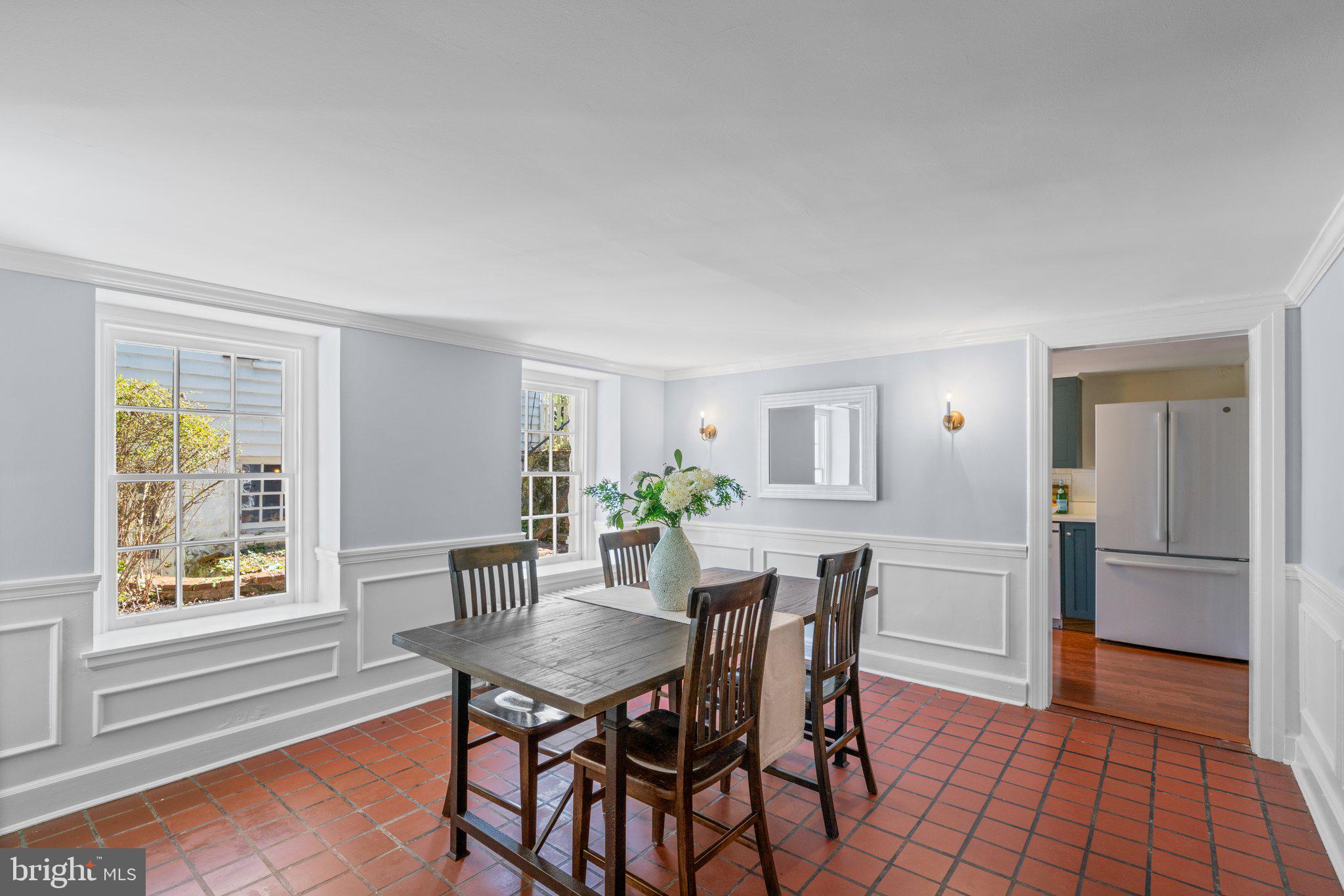 2505 Pickwick Road Baltimore, MD 21207 - Photo 17 of 48 Bright dining room with custom trim
