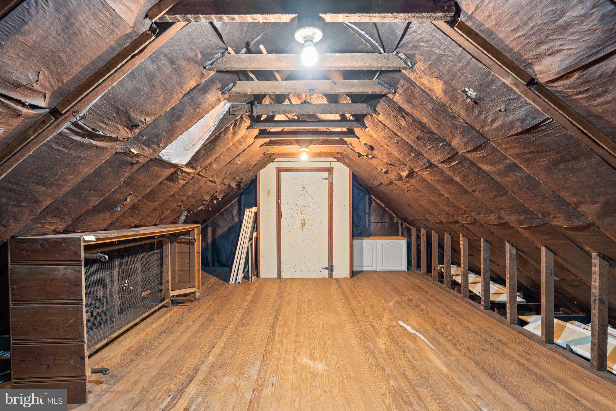 2505 Pickwick Road Baltimore, MD 21207 - Photo 39 of 48 Unfinished attic space for extra storage
