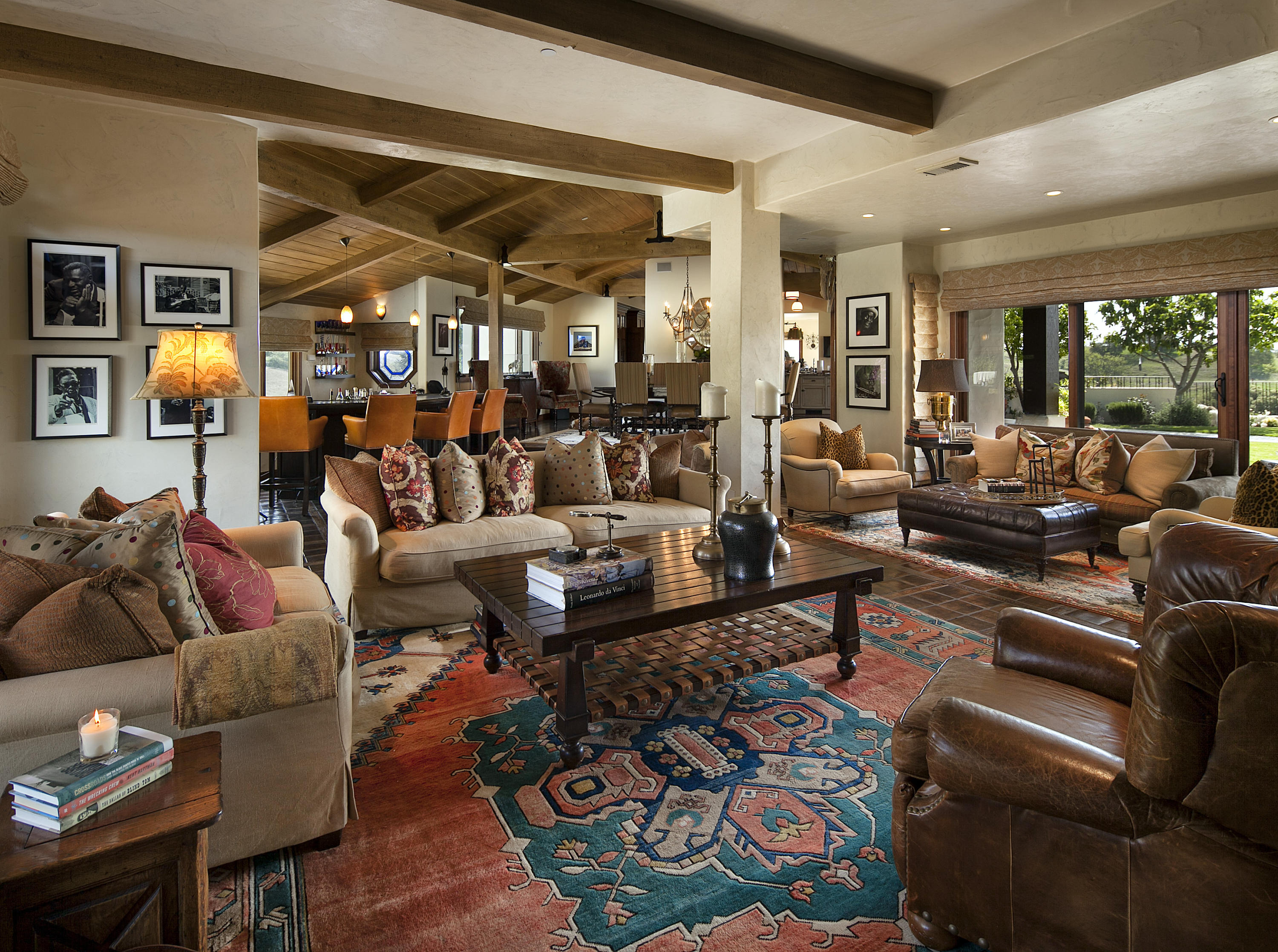 2905 Roundup Road Santa Ynez, CA 93460 - Photo 16 of 34 a living room filled with furniture and a rug