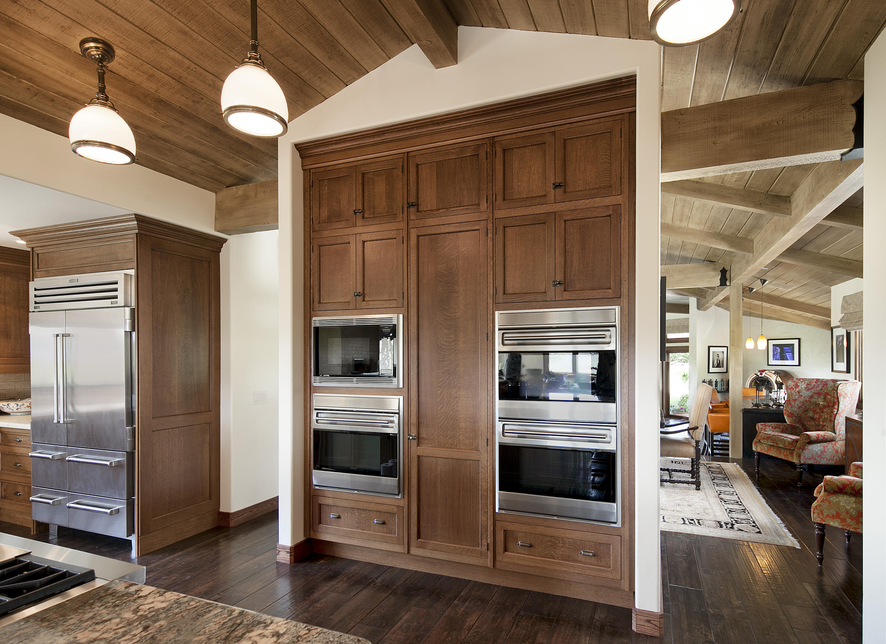 2905 Roundup Road Santa Ynez, CA 93460 - Photo 19 of 34 a view of living room kitchen and a stove