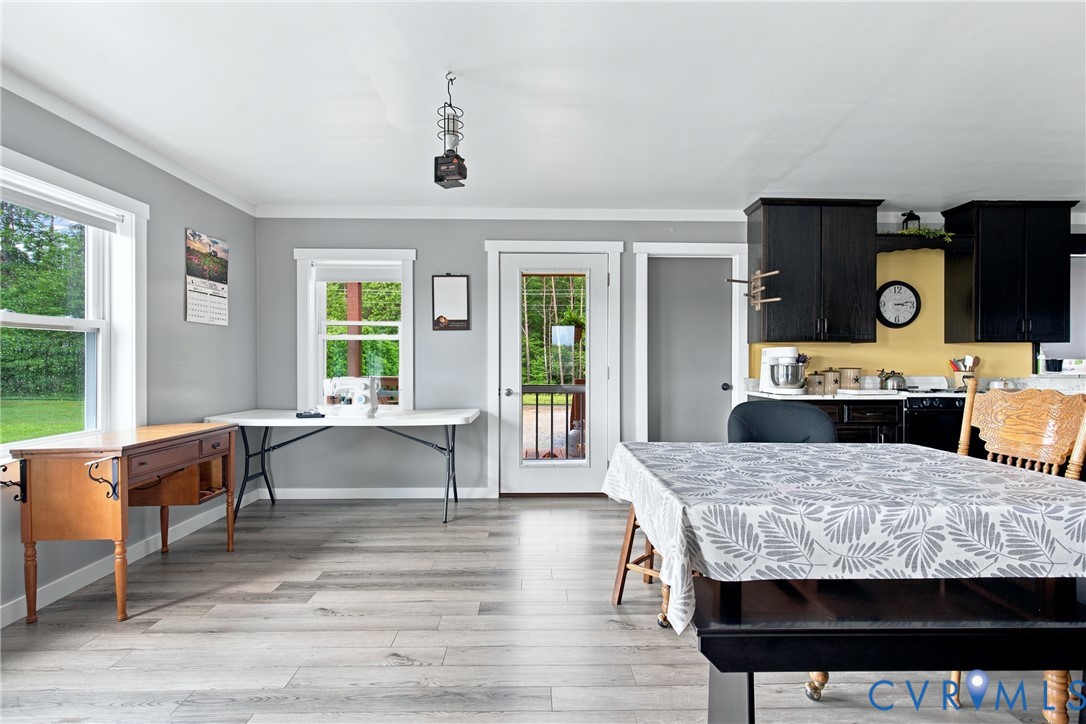 1451 Dixie Hill Road Dillwyn, VA 23936 - Photo 6 of 51 Open-concept interior featuring wood-finish floori