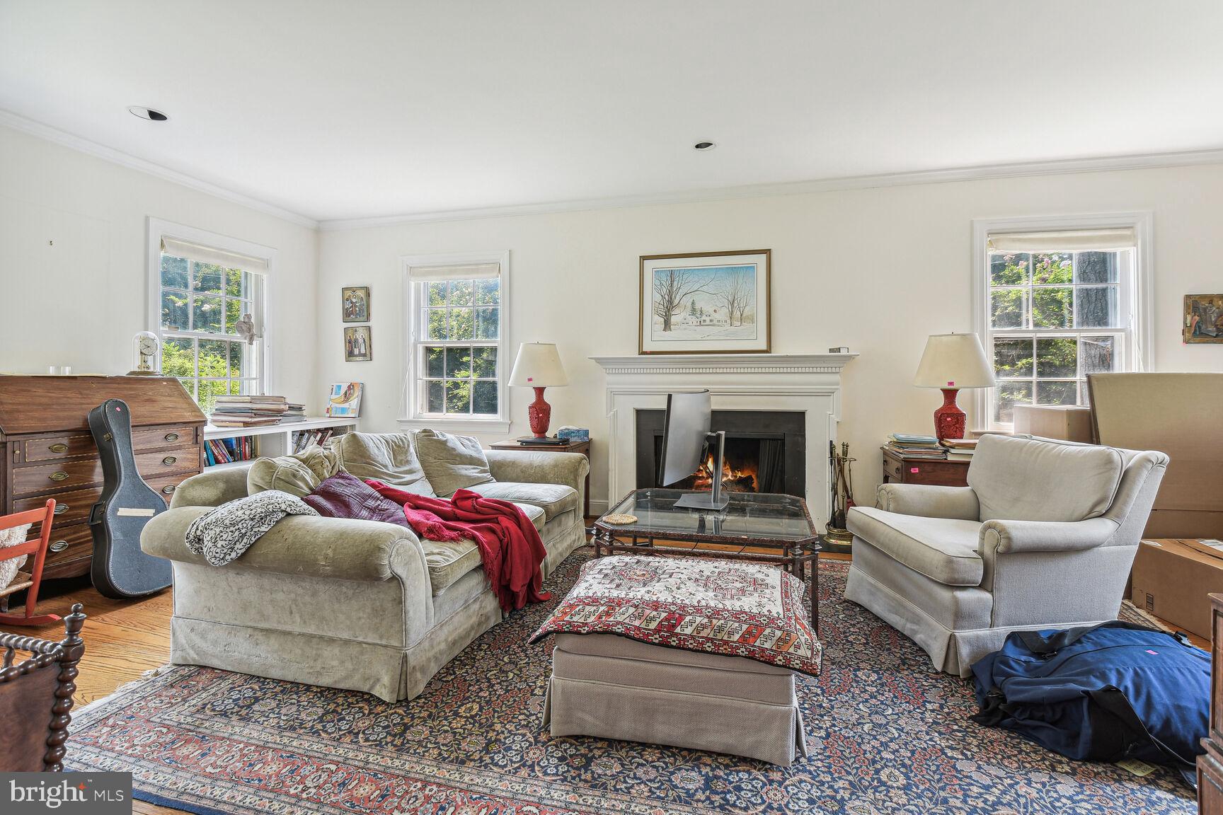2930 Chain Bridge Road Northwest Washington, DC 20016 - Photo 6 of 32 traditional living room w/frplc
