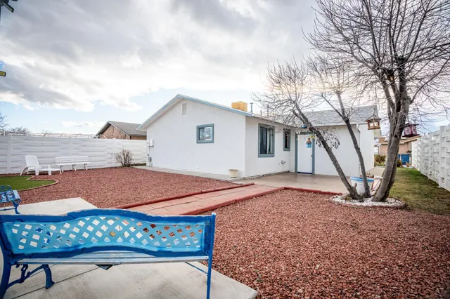 a view of outdoor space yard and garage