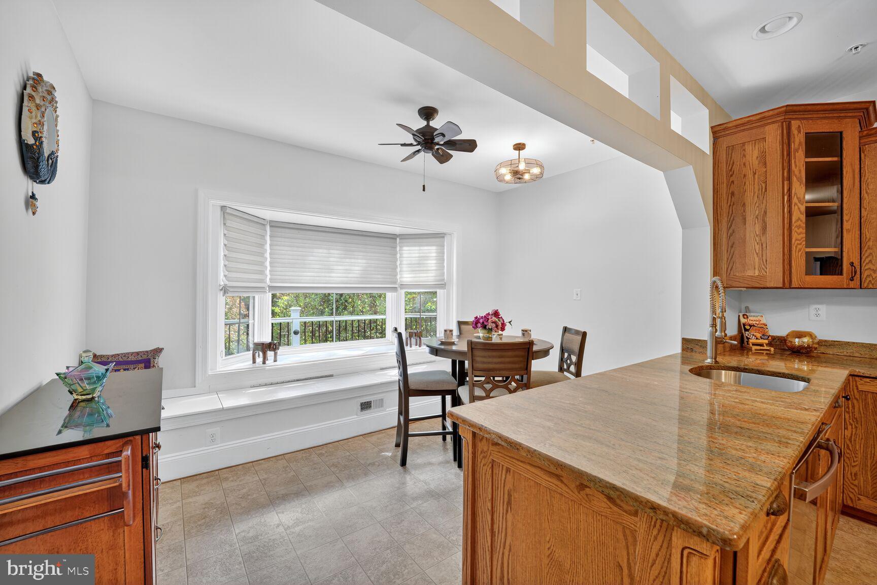 6707 Burch Hill Road Brandywine, MD 20613 - Photo 14 of 54 Eat-in Kitchen w/Bay Window and Storage