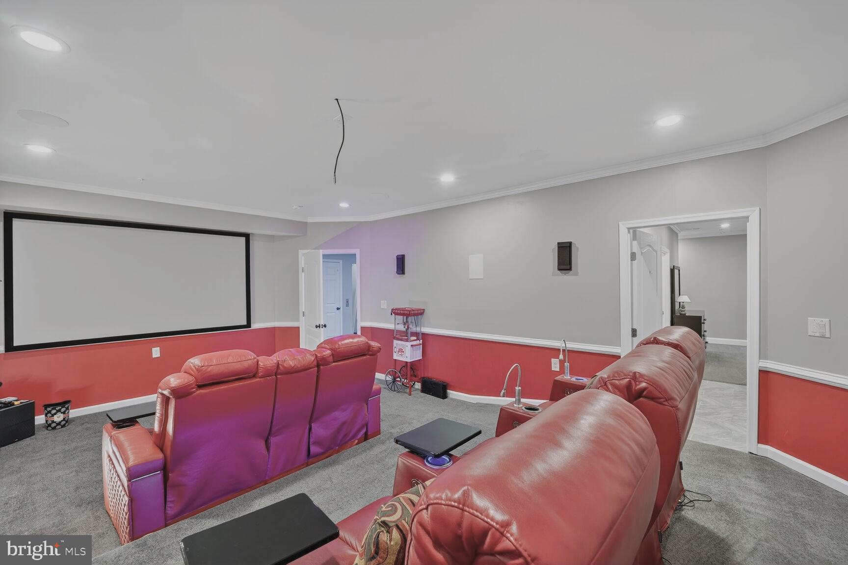 6707 Burch Hill Road Brandywine, MD 20613 - Photo 35 of 54 Entertaining Movie Time with Built In Speakers