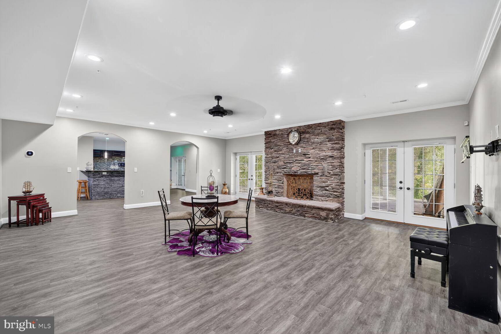 6707 Burch Hill Road Brandywine, MD 20613 - Photo 39 of 54 Open Entertain Space Lower Level