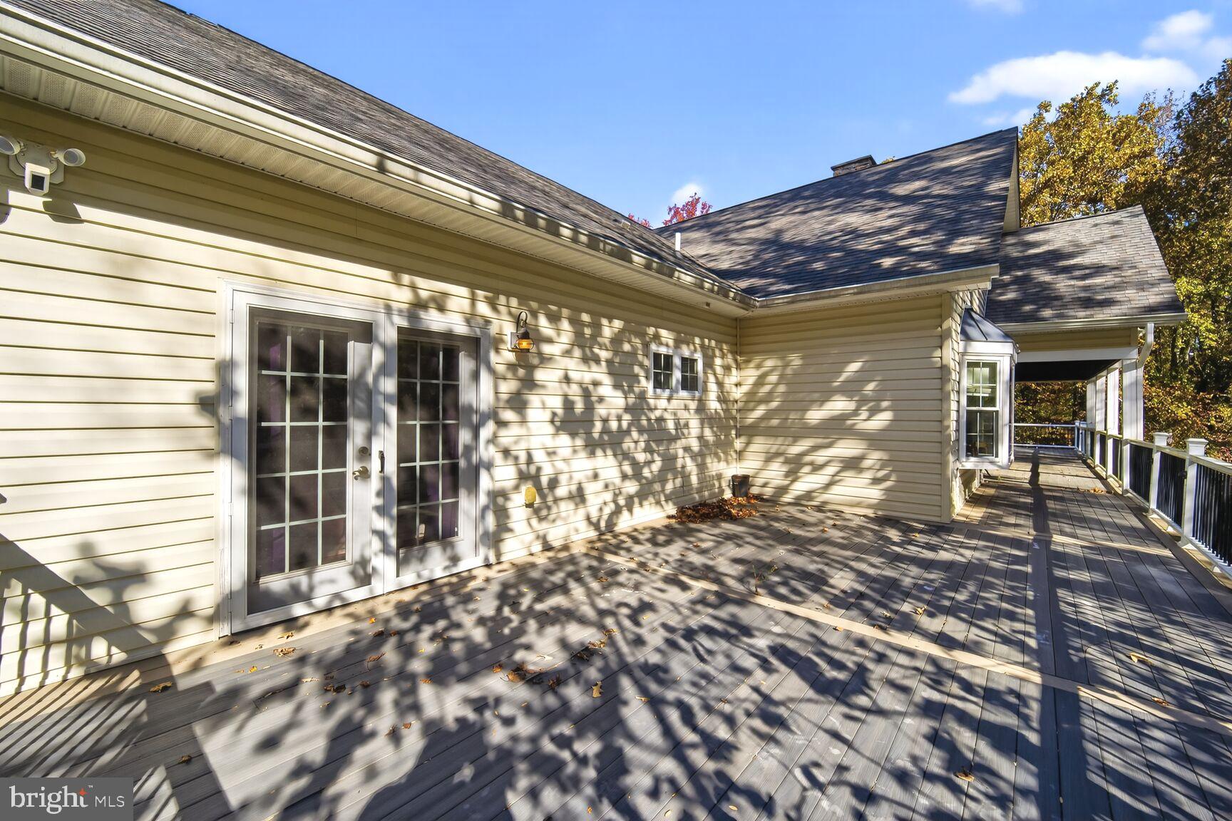 6707 Burch Hill Road Brandywine, MD 20613 - Photo 49 of 54 Huge Exterior Rear Deck