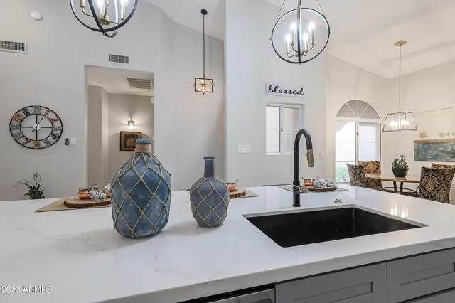 a view of a park with slide