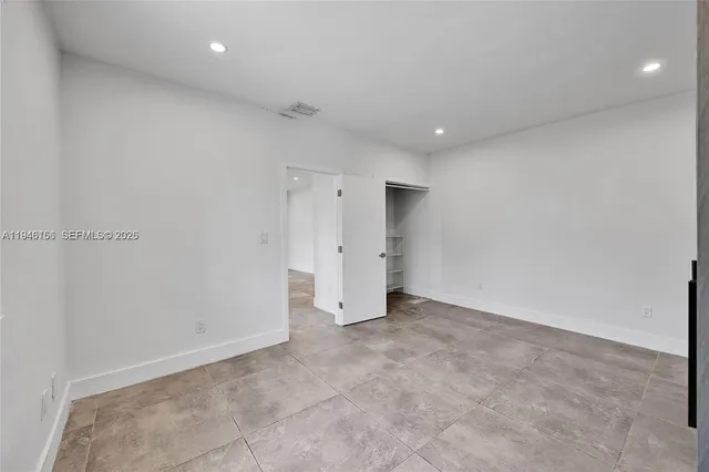 a view of an empty room