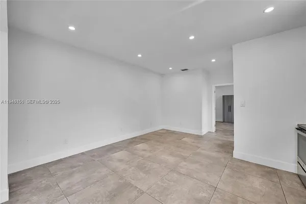 a view of an empty room