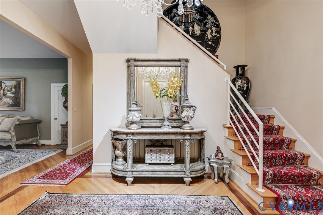 3820 Reeds Landing Circle Midlothian, VA 23113 - Photo 4 of 25 a living room with furniture and a fireplace