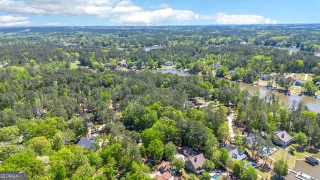 a view of city with green space