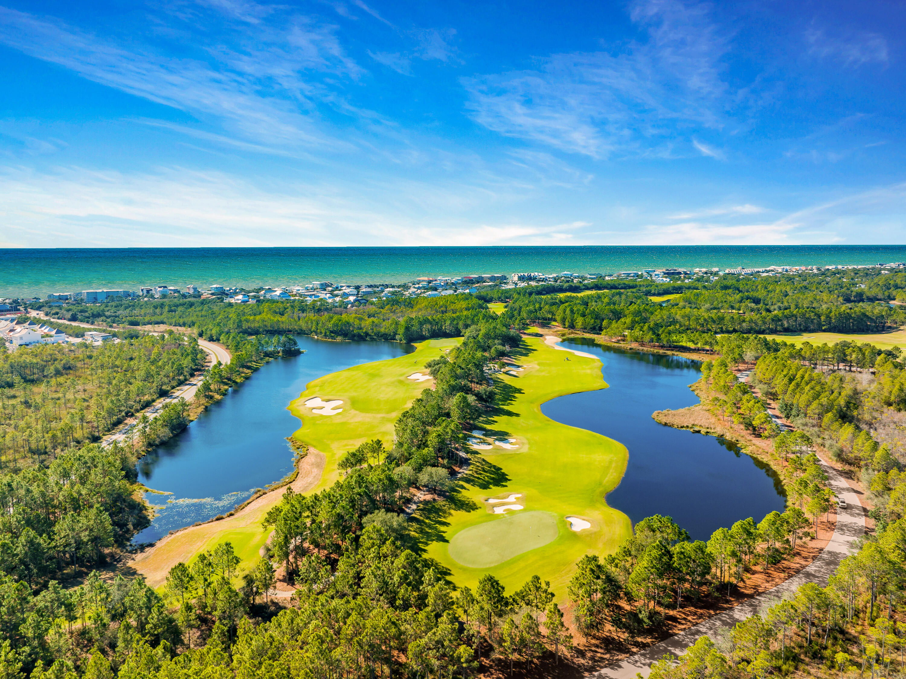 Lot 197 Sundew Pl Inlet Beach Inlet Beach, FL 32461 - Photo 5 of 8 a view of an ocean and city