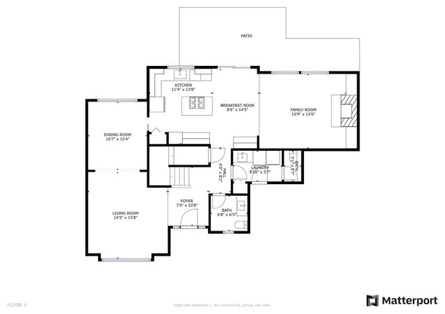 a picture of floor plan