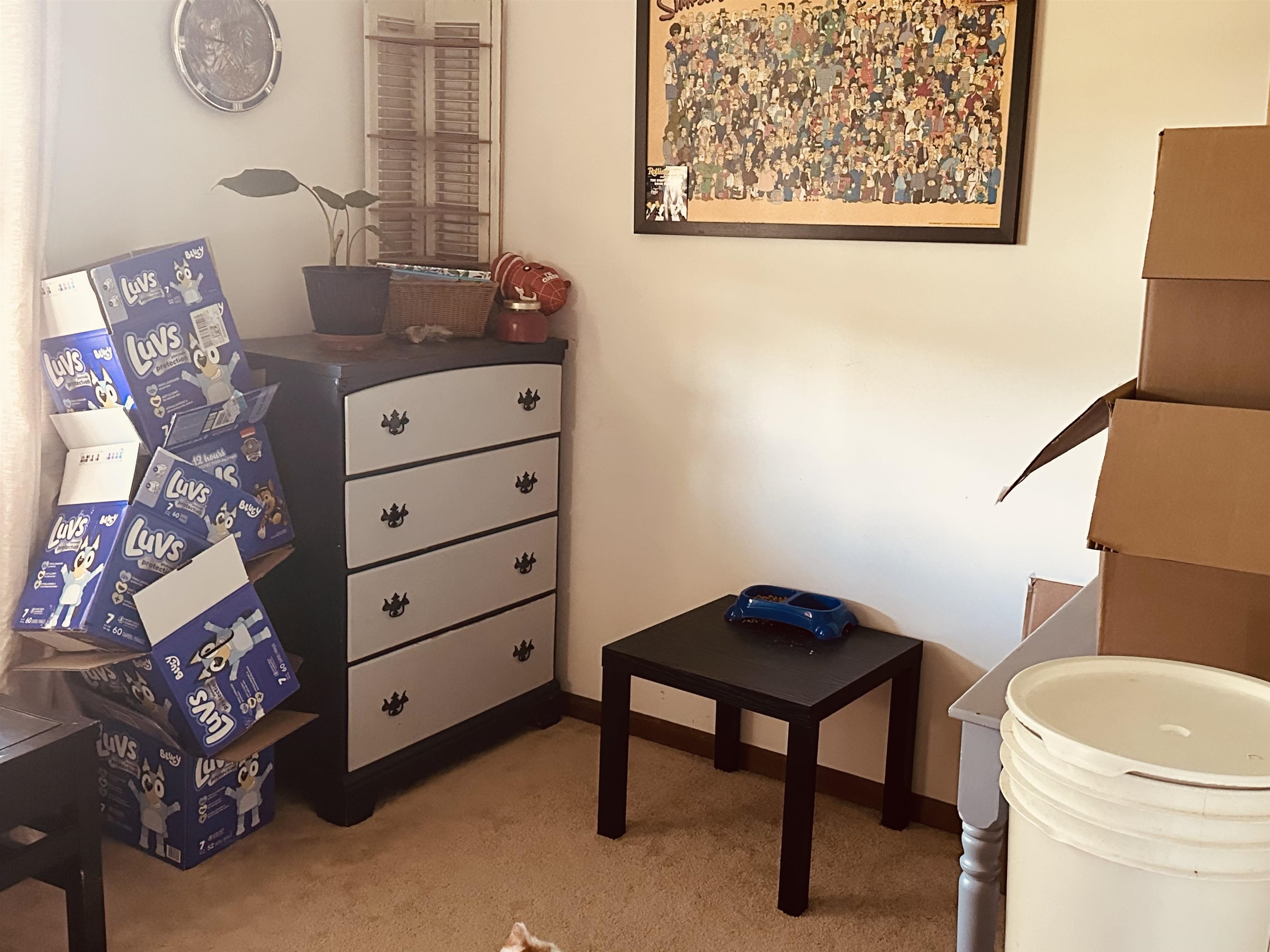 562 Dabneys Road Raphine, VA 24472 - Photo 9 of 14 a bedroom with a bed and a lamp on dresser