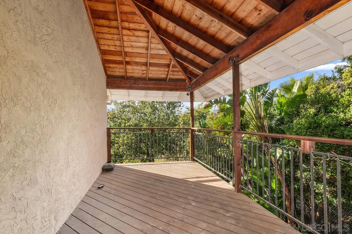 15918 Lime Grove Road Poway, CA 92064 - Photo 18 of 53 a view of a balcony with wooden floor