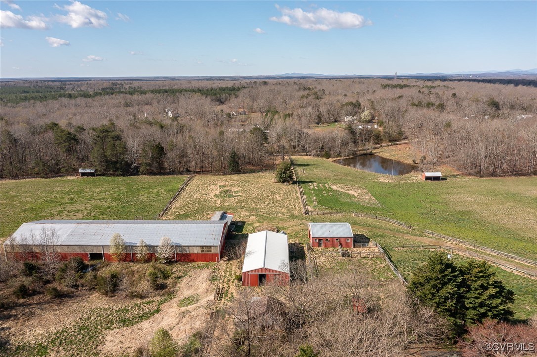 5395 Courtneys Corner Road Sumerduck, VA 22742 - Photo 15 of 23 Birds eye view of property featuring a water view